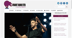 Desktop Screenshot of frontrowctr.com